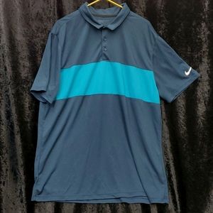 Men's 2XL Nike Golf Standard Fit Dri Fit Polo XXL